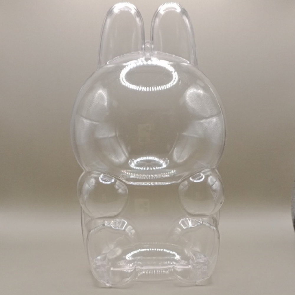 Clear Labubu Toy Storage Container